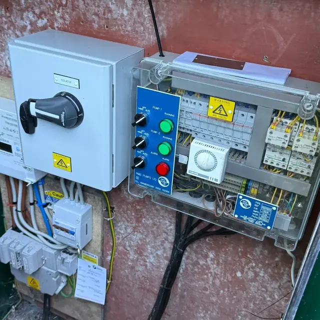 Pump station control panel in Southwater